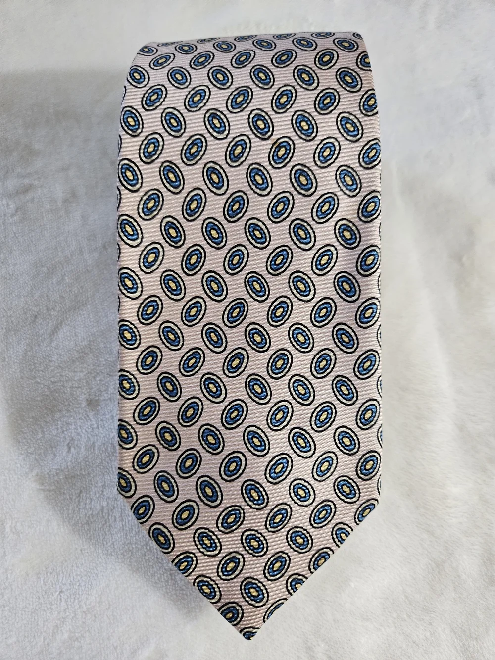 POLO Ralph Lauren Classic Men's Hand Made Pink Patterned Silk Tie 58